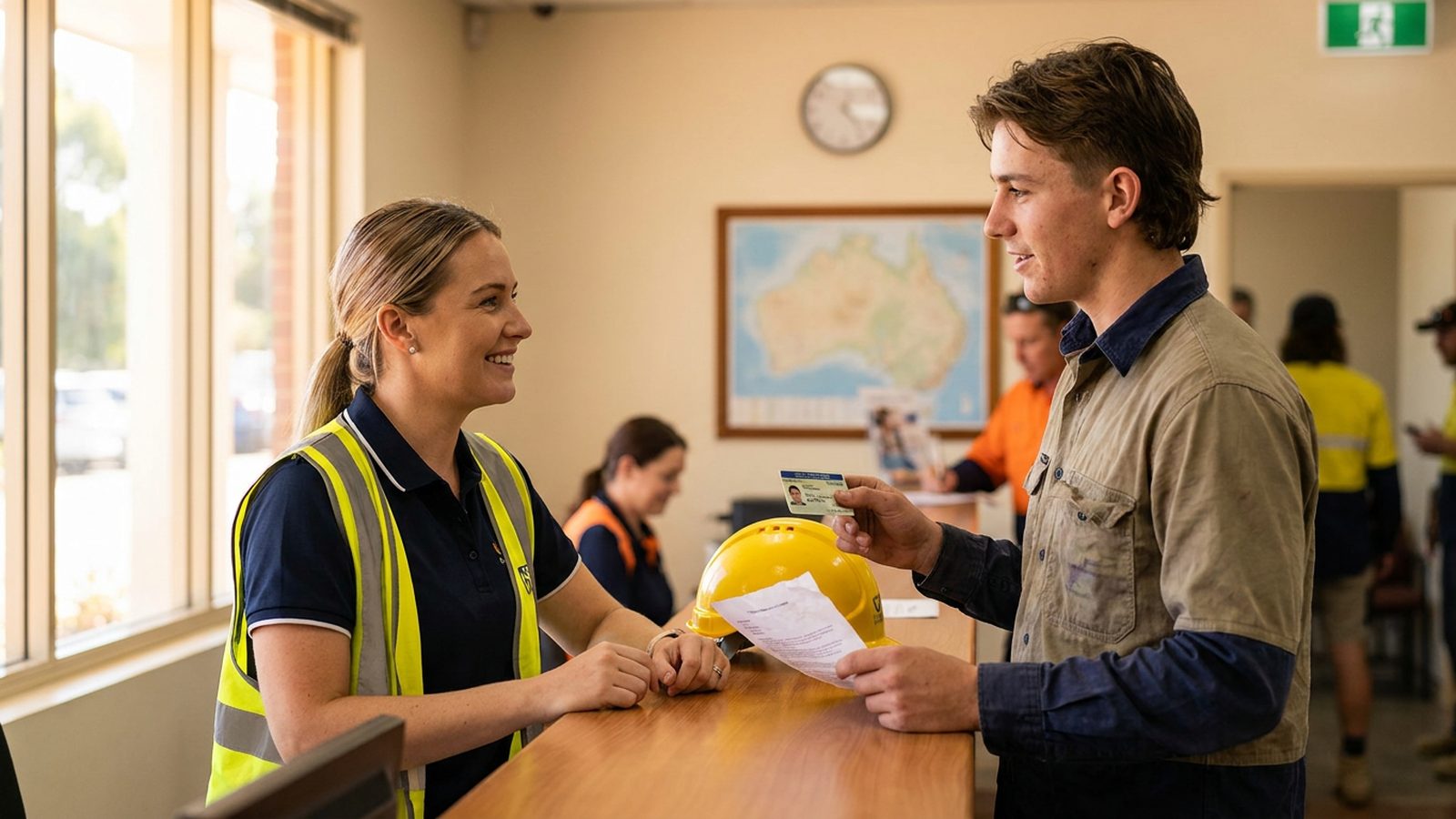USI and photo ID enrolment step in the path to getting a forklift licence in Perth.